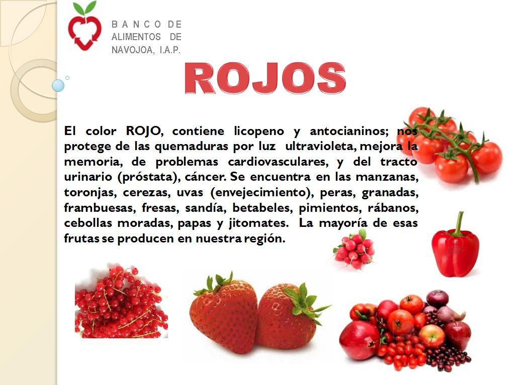 Pigmentos Rojos